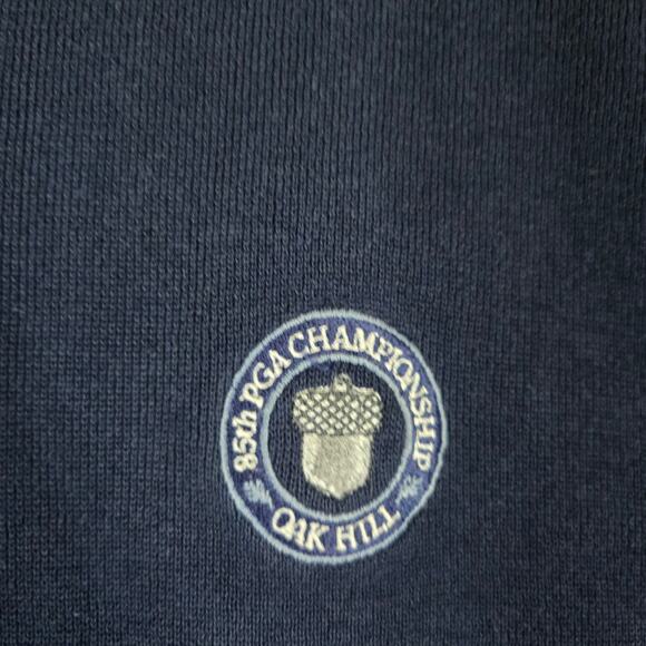 Polo Golf Ralph Lauren XXL Cotton Sweater Vest Mens Navy Golf Vest 0846 - Picture 4 of 8